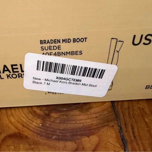 Michael Kors Elegant Black Over the Knee Boots - Picture 2 of 2